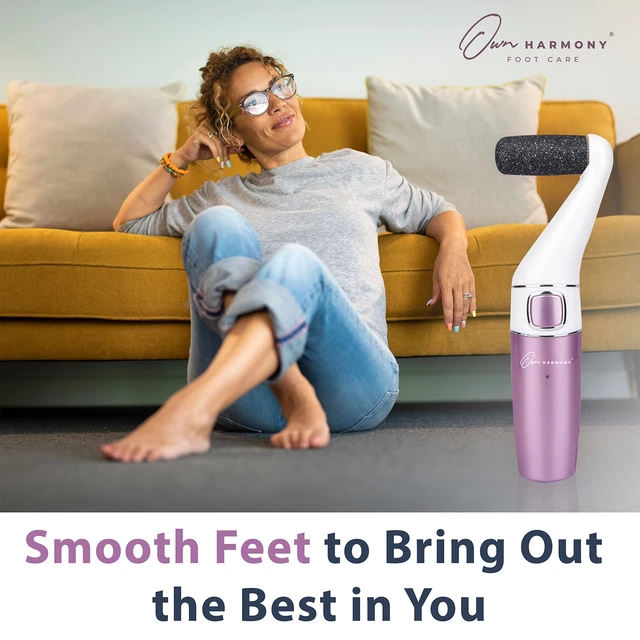 Alt view image 5 of 7 - Electric Callus Remover for Feet: Professional Foot Care for Women - Rechargeable Pedicure Tools - Electronic Foot File Pedi Sander - Best for Hard, Dry, Dead, Cracked Skin (3 Rollers)