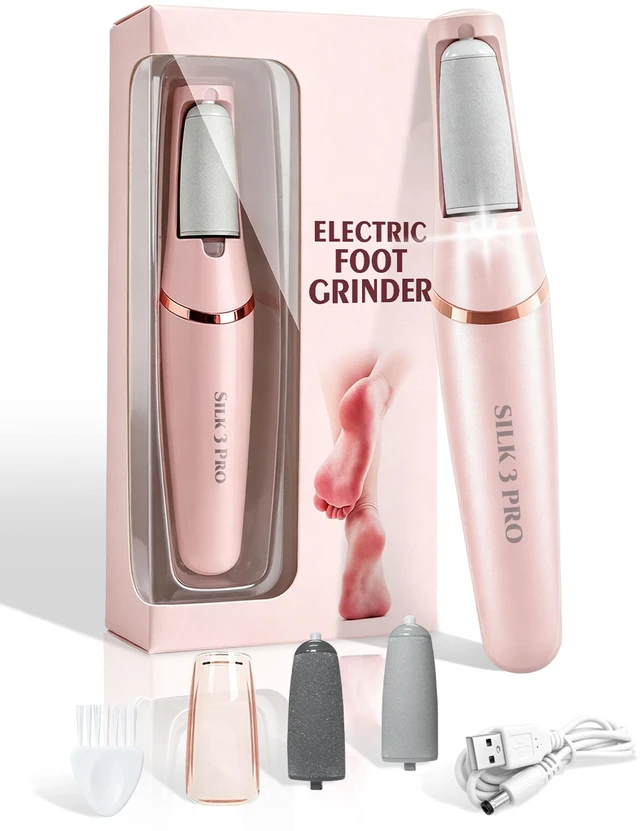 Main image of Callus Remover, 2026 Upgraded 3rd Electric Callus Removers for Feet, Foot File Callus Remover Pedicure Tools with 2 Speeds, for Dry/Calluses/Cracked/Hard Skin - Soft Smooth Skin (Pink)