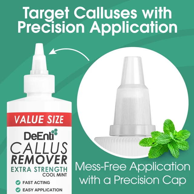 Alt view image 5 of 7 - Foot Callus Remover Gel, Dead Skin Remover for Feet, 16oz Cool Mint | Extra-strength Cool Mint callus remover gel melts dead, cracked skin for smooth heels, a salon-grade at-home pedicure formula