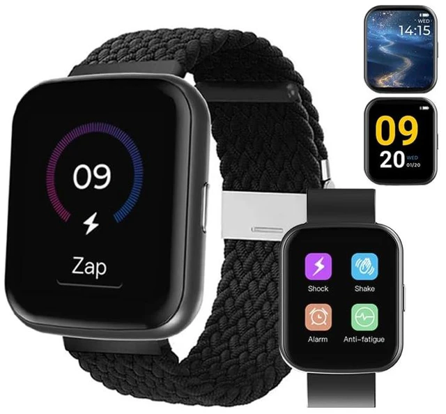 Main image of Electric Shock Alarm Clock for Heavy Sleepers | Wearable Silent Strong Zap Alarm Clock | Shock Pulse for Self-Discipline and Combat Fatigue | With 1.69 Touch Screen