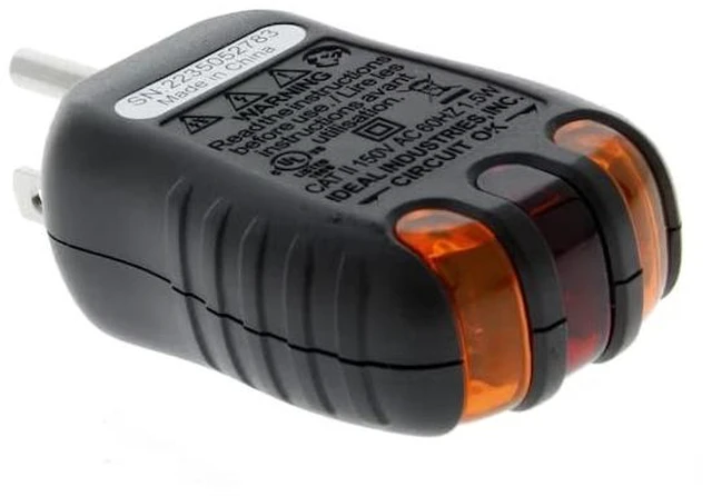 Alt view image 4 of 6 - Electrical 61-502 120V AC GFCI Receptacle Tester