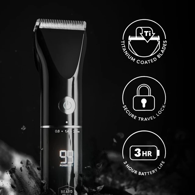 Alt view image 2 of 7 - Beard Trimmer for Men - Electric Cordless Rechargeable Beard & Hair Trimmer - High Power 7000 RPM - 8 Color Guides 45 Unique Trim Lengths - Travel Lock