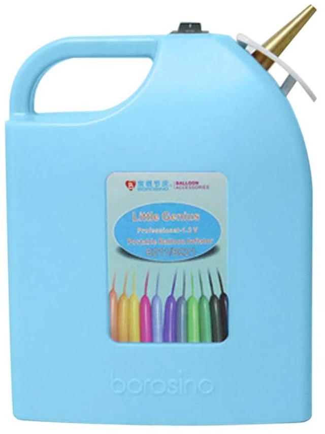 Main image of Portable Electric Balloon Inflator Electric Balloon Pump Rechargeable Twisting Modeling Balloon Pump Electric Balloon Pump Air Balloon Blower for Birthday/Party/Decoration (Blue)