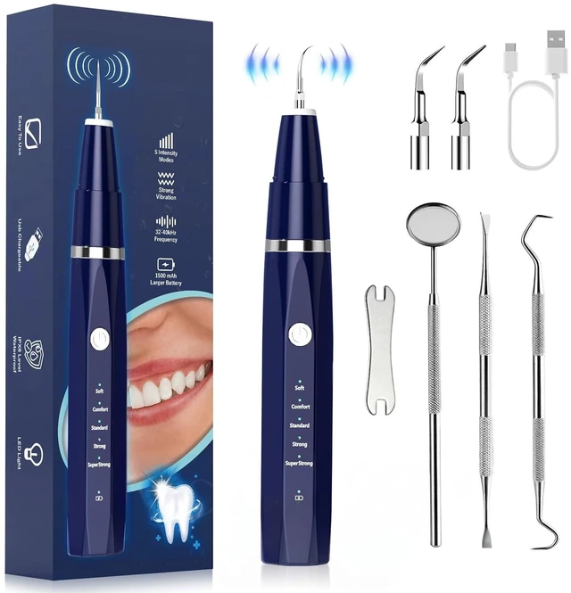 Main image of Plaque Remover for Teeth - Tartar Remover for Teeth, Dental Calculus Remover Teeth Cleaning Kit