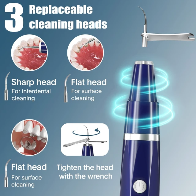 Alt view image 4 of 5 - Plaque Remover for Teeth - Tartar Remover for Teeth, Dental Calculus Remover Teeth Cleaning Kit