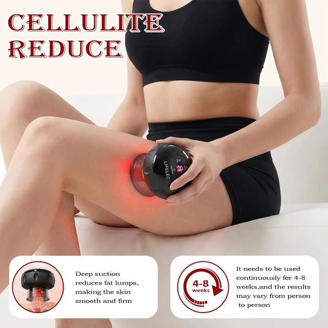 Alt view image 4 of 7 - 2PCS Electric Cupping Therapy Set - 6 Cups (Large/Press/Move) | 12-Level Heat & Suction, Smart Red Light Therapy, Dual Massagers for Simultaneous Use, For Athletes, Fitness, Pain Relief