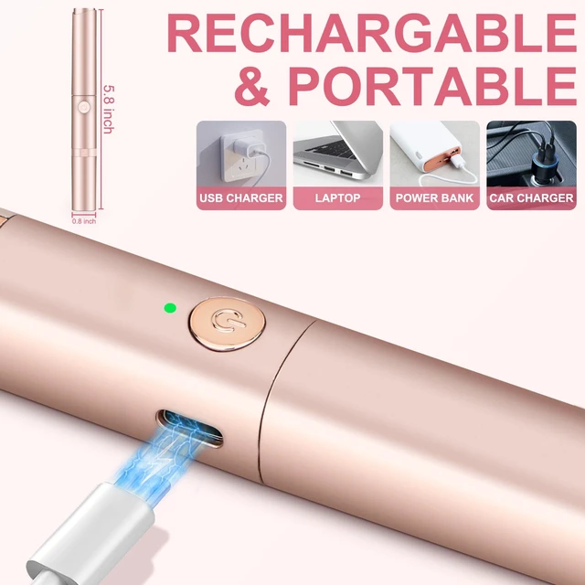 Alt view image 5 of 7 - 2 -in-1 Heated Eyelash Curler and Eyebrow Trimmer for Women, 10S Fast Heating, Electric Eyelash Curler with 2 Temp Settings Suit for All Lashes, 24H Long Lasting Curls, Christmas Gift for Women Girls