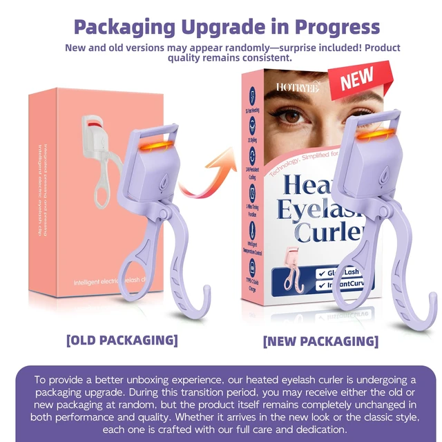 Alt view image 2 of 7 - Heated Eyelash Curler,24H Long-Lasting Curls &Safe Anti-Burn,Purple | Electric Eyelash Curlers with Silicone Pad,5s Fast Heating, Type-C Quick Charge, Intelligent Temp Control
