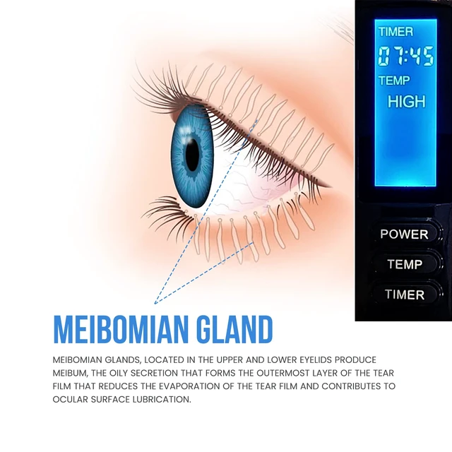 Alt view image 3 of 6 - Electric Heated Dry Eye Mask Warm Eye Compress with Adjustable Heat for Dry Eyes, Blepharitis, MGD & Styes Reusable USB Powered Eye Mask 2024 Model Featured on CNN $ CBS