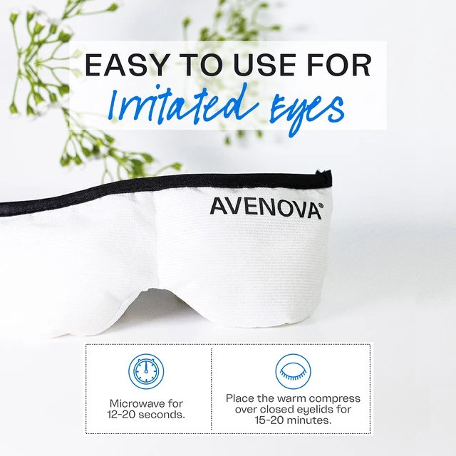 Alt view image 3 of 5 - Eye Compress Mask for Stye, Headache, Allergy & Sinus Relief | Reusable & Microwaveable Eye Mask for Irritated Eyes