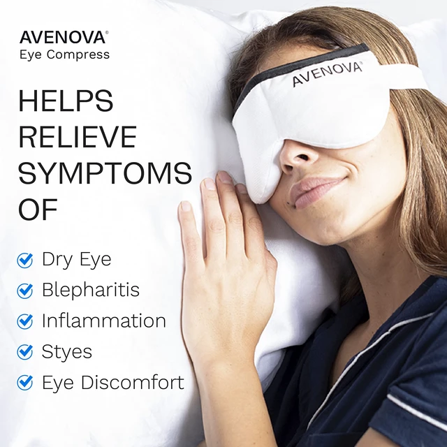 Alt view image 4 of 5 - Eye Compress Mask for Stye, Headache, Allergy & Sinus Relief | Reusable & Microwaveable Eye Mask for Irritated Eyes