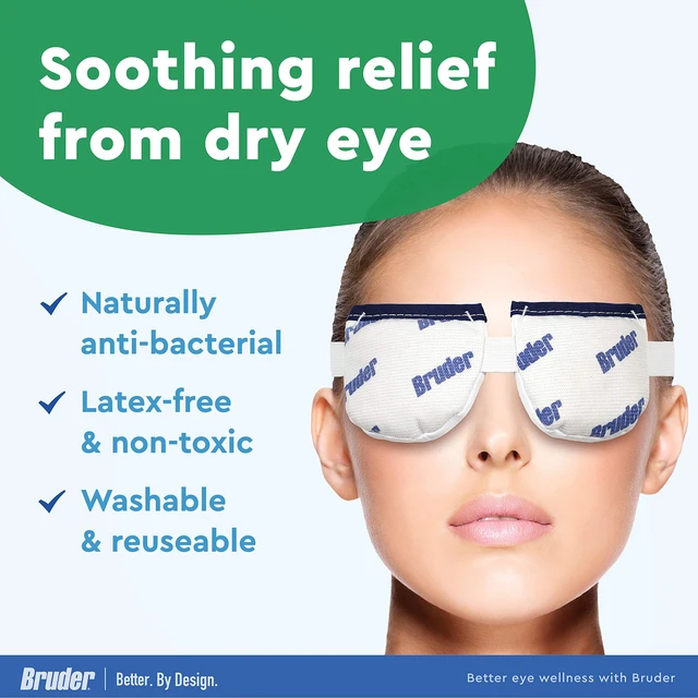 Alt view image 4 of 7 - Moist Heat Compress | Microwave Activated Mask | Reusable, Washable, Non-allergenic | Fast Acting Relief for Dry Eye and Other Irritations | (Pack of 2)