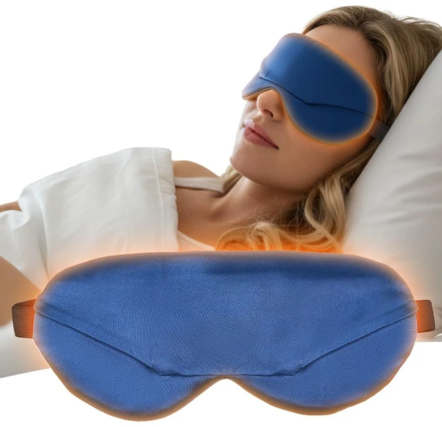 Main image of Cordless Heated Eye Mask,Eye Mask for Dry Eyes,Improved Sleep | Electric Warm Compress for Eyes,Blackout Eye Heating Pad for Eye Relief,Rechargeable Warming Eyes Mask for Travel