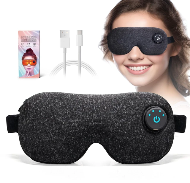 Main image of Cordless precised Heated Eye mask for Dry Eyes Relief, Sleep Eyeshade,USB Rechargeable with Battery Indicators, Electric Warm Eye Compress for MGD,Styes,FSA-HSA Eligible
