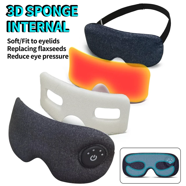Alt view image 4 of 7 - Cordless precised Heated Eye mask for Dry Eyes Relief, Sleep Eyeshade,USB Rechargeable with Battery Indicators, Electric Warm Eye Compress for MGD,Styes,FSA-HSA Eligible