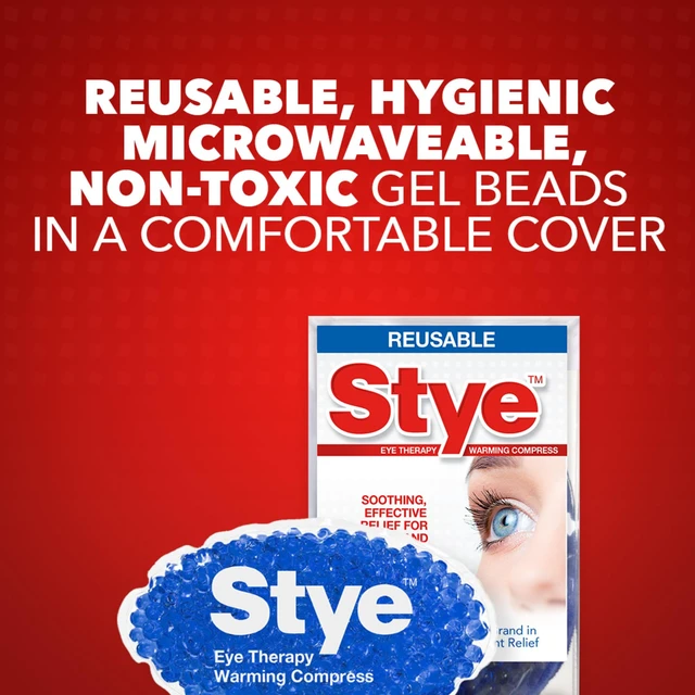 Alt view image 4 of 7 - Eye Treatment Reusable Warming Compress for Dry Eyes, 1 Count | Relief , Microwaveable, Non-Toxic Gel Beads for Burning, Stinging & Itching Eyes