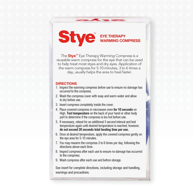 Alt view image 7 of 7 - Eye Treatment Reusable Warming Compress for Dry Eyes, 1 Count | Relief , Microwaveable, Non-Toxic Gel Beads for Burning, Stinging & Itching Eyes