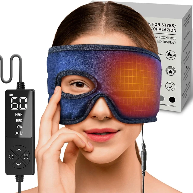 Main image of Electric Stye Eye Compress Heating Pad for Stye Eye Treatment with Eye Hole, Moist Heat for Stye Chalazion Blepharitis Relief for Left/Right Eye Irritation