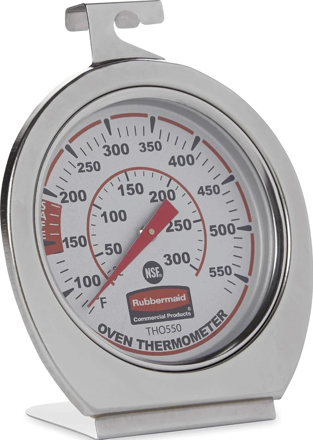Main image of Stainless Steel Monitoring Thermometer, Safe for Inside Oven/Grill/Smoker, 60-580°F Range, Easy to Read Food Thermometer For Food Resturant/Home Cooking