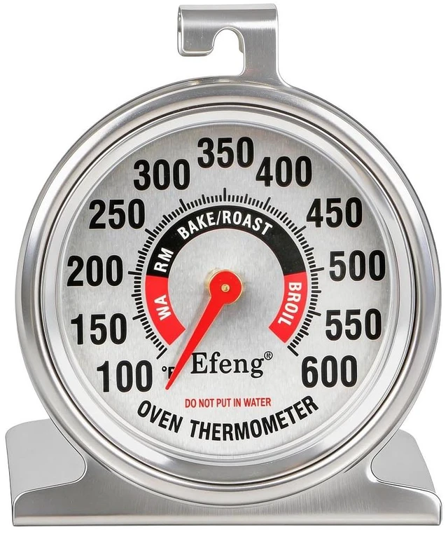 Main image of Large Dial Oven Thermometer for Gas & Electric Oven,Grill Cooking Safety Leave-in- NSF accurately Easy-to-Read Clearly Large Number Shows temperatures for Meat,Grilling or Cake Cooking Oven