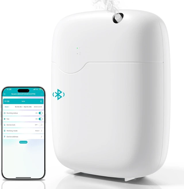 Main image of Waterless Essential Oil Diffuser for Home Large Room Hotel Whole House Gift | Scent Diffuser Up to 3000 sq ft, Smart Cold Air Scent Oil Machine, App & Panel Control,Long Lasting Aroma,No Water,400mL