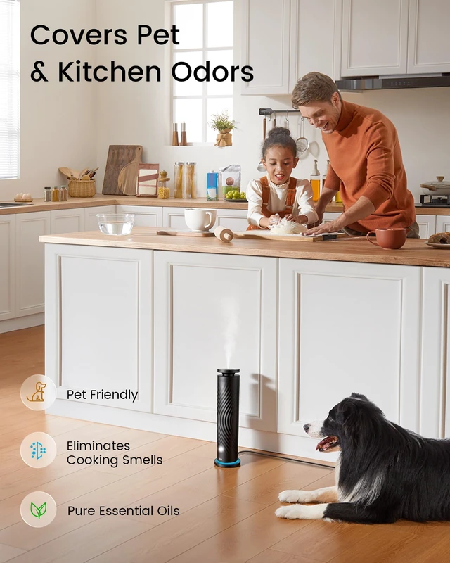 Alt view image 7 of 7 - Waterless Essential Oil Diffuser for Home, Starter Kit with 5 Oils | 5 x 20 mL Hotel-Inspired Oils, Remote Control, 6 Mist Levels, Quiet Operation, 7-Color Light, Covers Up to 1,000 sq. ft.