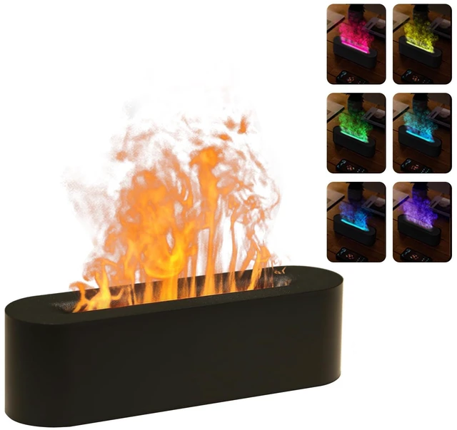 Main image of Essential Oil Diffusers,7 Colors humidifier with Essential Oil Diffuser | 150ml Ultrasonic essential oil diffusers for home Home,Bedroom,Office,Yoga(Black)