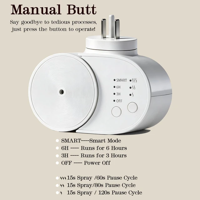 Alt view image 5 of 7 - Waterless Diffuser for Essential Oil, Plug in Wall Scent Diffuser for Home, Quiet Cold Air Aromatherapy Diffuser with 500 Sq Ft Coverage, Includes 2×30ml Hotel-Inspired Oils (White)