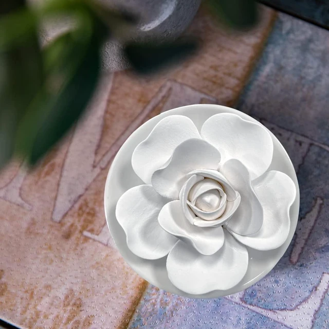 Alt view image 7 of 7 - Passive Oil Diffuser for Essential Oil-Non-Electric Porcelain Aromatherapy Diffusers for Small Mini Room, Desk Decorative, Bathroom