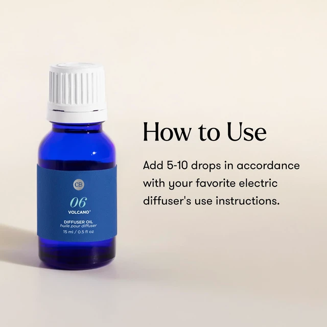 Alt view image 5 of 7 - Diffuser Oil Refill - Premium Fragrance Oil - Use with Electric or Ultrasonic Diffusers for Home - Long Lasting Sugared Citrus Scent (Volcano, 0.5 fl oz)