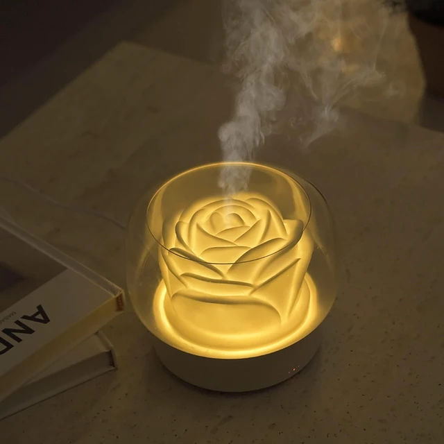 Alt view image 3 of 7 - Diffusers for Essential Oils Large Room: 500ml Aromatherapy Diffuser for Home Bedroom - Big Capacity Running 24 Hours Waterless Auto Off with 7 Colors Lights - White