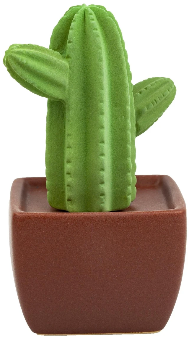 Main image of Maxi Cactus, Non-Electric Ceramic Diffusers for Essential Oils and Aromatherapy Fragrance, White Ceramic Diffusers in Car or Desk Office Decor and Small Bathroom at Home, Brown Vase