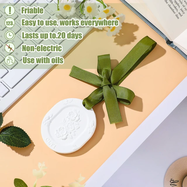 Alt view image 3 of 7 - 6 Pcs Passive Diffusers for Essential Oils 6 Aroma Flower Car Passive Essential Oil Diffuser for Room Cars Bathroom Home Office Travel Non Electric Sleep Relieves Stress(Classic,2.7 x 3.3'')