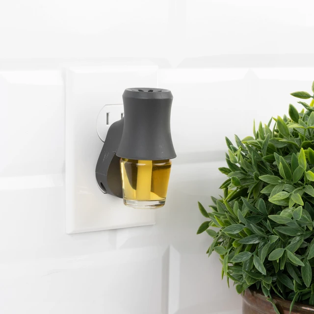 Alt view image 7 of 7 - Black - Plug-In Air Freshener Oil Diffuser 2 Pack | Swivel Plug Fragrance Oil Diffuser for Long-Lasting Home Fragrance, Compatible with Refills