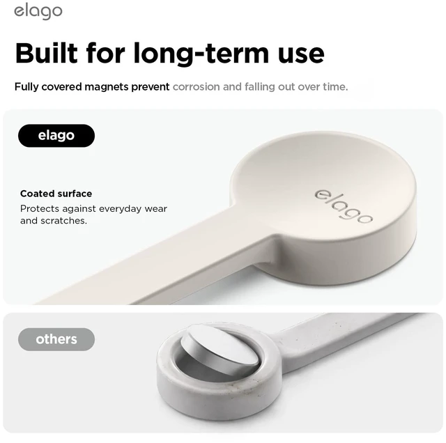 Alt view image 4 of 7 - 3 Pack Magnetic Cable Ties | Premium Silicone Cord Organizer, Reusable Magnetic Cable Organizer (Stone)