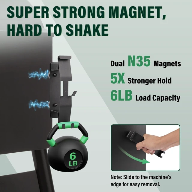 Alt view image 3 of 7 - Magnetic Power Cord Organizer, All-Metal Cable Holder | Strong Magnetic, Built-in Hook, For Traeger, Pit Boss, Z Grill BBQ Wood Pellet Smoker Grills, Indoor/Outdoor