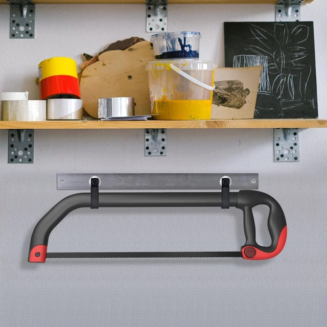 Alt view image 4 of 7 - Heavy Duty Magnetic Hooks, Tool Holder Storage Organizer for Garage RV | With 40LBS strong neodymium magnet, this adjustable strap securely hangs extension cords, ropes, and cordless tools.