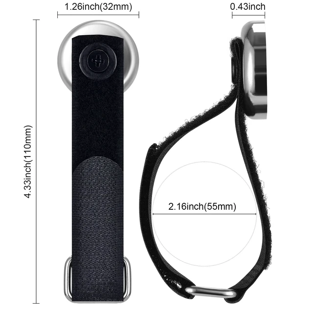 Alt view image 5 of 7 - Heavy Duty Magnetic Hooks, Tool Holder Storage Organizer for Garage RV | With 40LBS strong neodymium magnet, this adjustable strap securely hangs extension cords, ropes, and cordless tools.