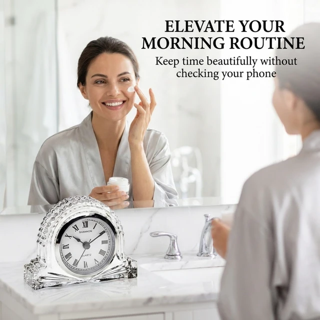 Alt view image 3 of 7 - Shannon Mantle Clock, Small