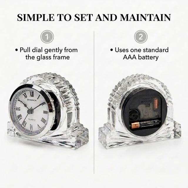 Alt view image 6 of 7 - Shannon Mantle Clock, Small