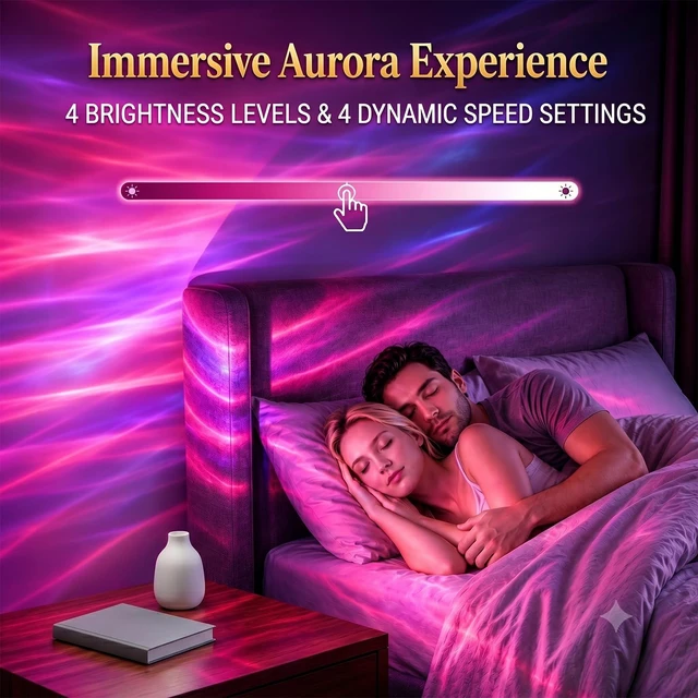 Alt view image 3 of 7 - Northern Lights Projector, Aurora Light Projector for Kids Bedroom | Galaxy Light Projector with Timer and Remote, Room Decor, Teen Girls Trendy Stuff Gifts for Boys Adults Christmas Birthday