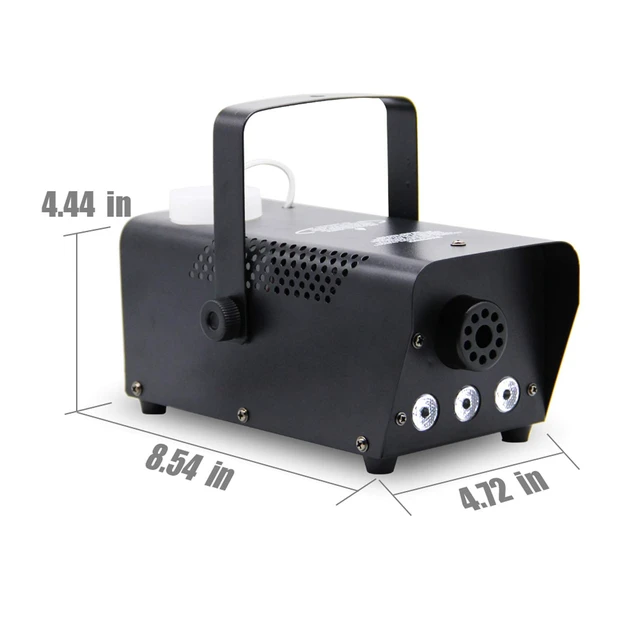 Alt view image 2 of 7 - Fog Machine with Lights, Wireless Remote Control, Smoke Machine with 7 Colors Lights for Stage Party Effect, Halloween Wedding Special Event