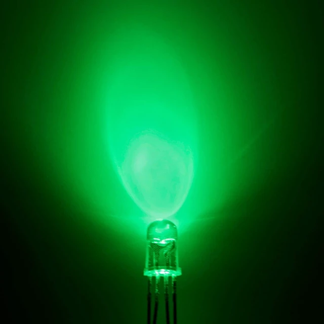 Alt view image 5 of 7 - 100 pcs 5mm RGB Multicolor LED Diode Lights Common Cathode | (Clear Round Transparent 3 Color) 4 pin Bright Lighting Bulb Lamps Electronics Components Indicator Light Emitting Diodes