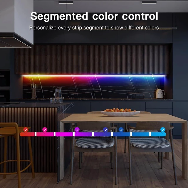 Alt view image 5 of 7 - ESP32 Mini WLED LED Controller with Microphone DIY Music Dynamic Modes DC 5~24V Work with Addressable Digital RGB IC WS2811 WS2812 SK6812 TM1814 WS2813 WS2815 Strip Light Easy Wiring