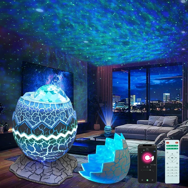 Main image of Galaxy Projector for Bedroom, 15 Color Nebula Star Projector with Bluetooth 5.1 Speaker, 8 White Noise Sounds, App & Remote Control, Timer Night Light for Kids Adults Room Decor Gifts (Ivory White)