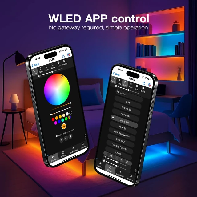 Alt view image 2 of 7 - GLEDOPTO Elite ESP32 WLED LED Controller Dynamic I2S PDM Mic Sound Reactive 20A Fuse Level Shifter Dynamic Light UART Energy Save Relay for WS2811 WS2812 SK6812 WS2813 WS2815 Addressable RGB IC Strip