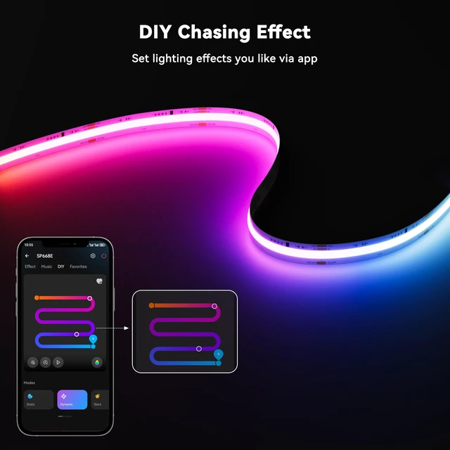 Alt view image 5 of 7 - Bluetooth Music Pixel Smart LED Controller SP668E,for WS2811 WS2812 SM16703 Addressable Dream Color LED Strip Pixels Light DC5V-24V APP/RF Remote Control(NOT for RGB LED Strip without Smart IC)