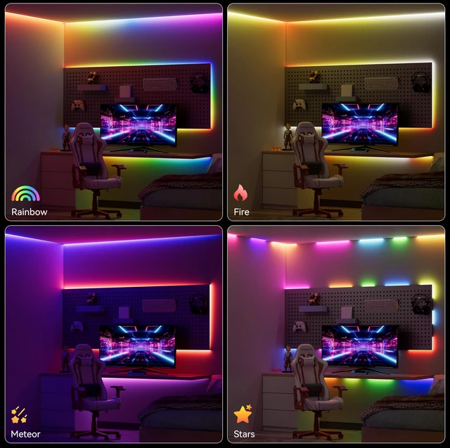 Alt view image 7 of 7 - Bluetooth Music Pixel Smart LED Controller SP668E,for WS2811 WS2812 SM16703 Addressable Dream Color LED Strip Pixels Light DC5V-24V APP/RF Remote Control(NOT for RGB LED Strip without Smart IC)