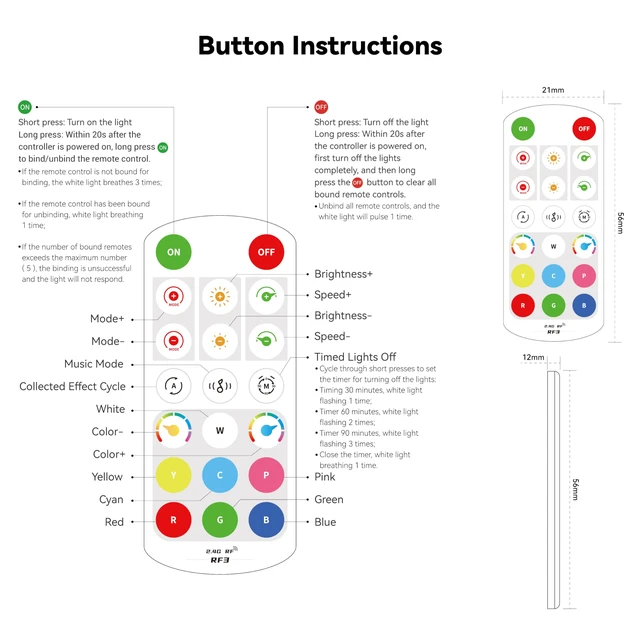 Alt view image 6 of 7 - Bluetooth Music Pixel Smart LED Controller SP668E,for WS2811 WS2812 SM16703 Addressable Dream Color LED Strip Pixels Light DC5V-24V APP/RF Remote Control(NOT for RGB LED Strip without Smart IC)