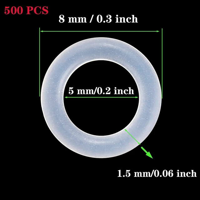 Alt view image 7 of 7 - Silicone 500PCS 40A Clear Universal Keyboard O-Ring Switch Dampeners Keycap | Sealing Gasket Washer (Better Than Rubber) for Cherry MX Switch Keyboard and Mechanical Keyboard Keys Dampers